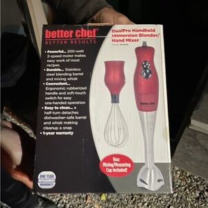 Better Chef Red Hand Mixer